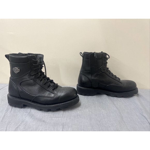 Mens Harley Davidson USA Black D93074 Riding Boots Relief Shock absorber Size 9 main image 5